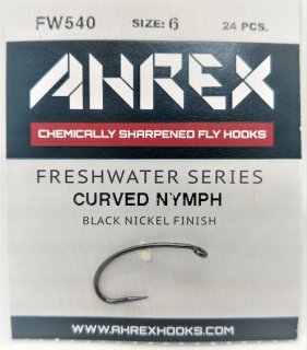 Ahrex PR354 Long Shank Popping Skipping Bug Hook Size #1 - Hareline Dubbin