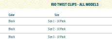 画像2: Twist Clips　RIO　リオ (2)