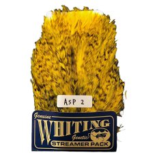 画像1: WHITING　American　アメリカンストリーマーパック　グリズリーイエロー　ASP2　ホワイティング　 (1)