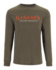 画像1: Simms Logo LS Shirt  SIMMS　シムス (1)